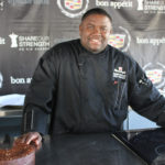 Chef Kenneth Bills of Flemings at the Cadillac Culinary Challenge Test Drive with Bon Apetit Magazine.