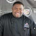 Chef Kenneth Bills of Flemings at the Cadillac Culinary Challenge Test Drive with Bon Apetit Magazine.