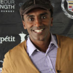 Chef Marcus Samuelsson of Red rooster Harlem at the Cadillac Culinary Challenge Test Drive with Bon Apetit Magazine.