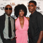 Editor-In-Chief of USL Magazine - Patrick Kelly with USL Magazine's Top Modles Kenya Thomas & Kellen Marcus @ USL Magazine's Issue Release Party
