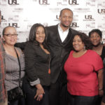 Je' Wesley Day (middle) with friends & family @ USL Magazine's Issue Release Party