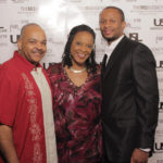 (L-R) Mike WoolFolk - Media Relations Consultant, Blogger, Freelance Broadcaster and Award-Winning former Television News Anchor, Angela Robinson - Emmy Award Winning Journalist & Host of In Contact TV Show w: Je' Wesley Day of Organix Food Lounge