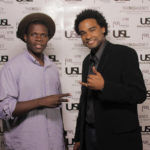 Style & Betas TV host Aug M w/ Friend @ USL Magazine's Issue Release Party