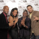 TV Producer Jamaal Smith, Christina Fernander of The MI3 Agency, Int'l Producer Papa of PapaRoc w: Javar Young of The MI3 Agency