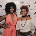 s Top Model Kenya Thomas with Friend @ USL Magazine's Issue Release Party
