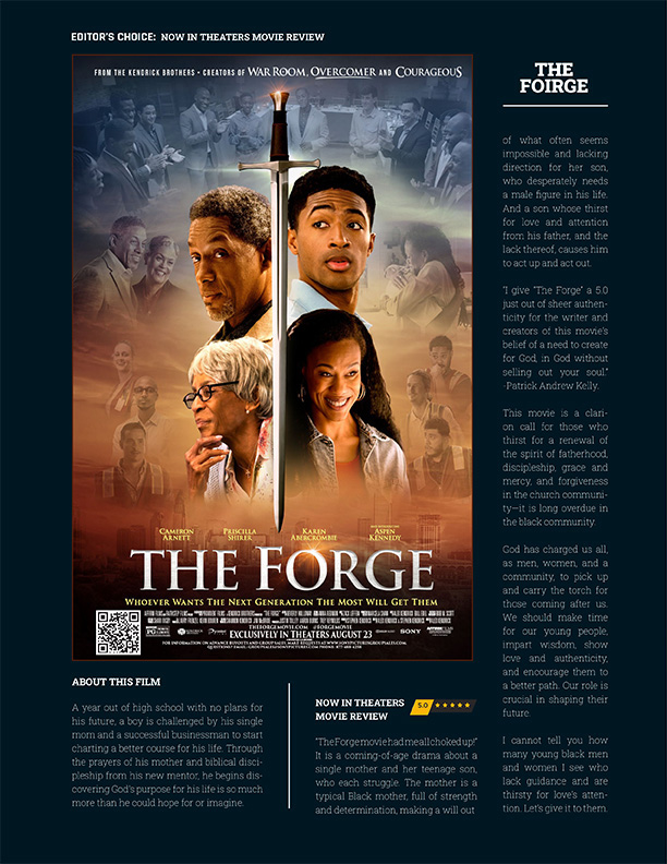The Forge, movie review, christian movie, inspire by uSL Magazine, USL Magazine, Adspira One